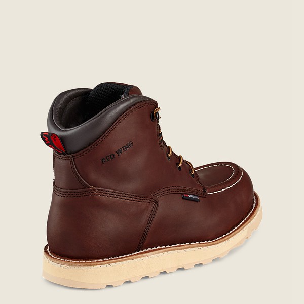 Botas de Trabajo Red Wing Hombre Marrom - Traction Tred - 6-Inch Waterproof Soft Toe - 923-WZVQOA